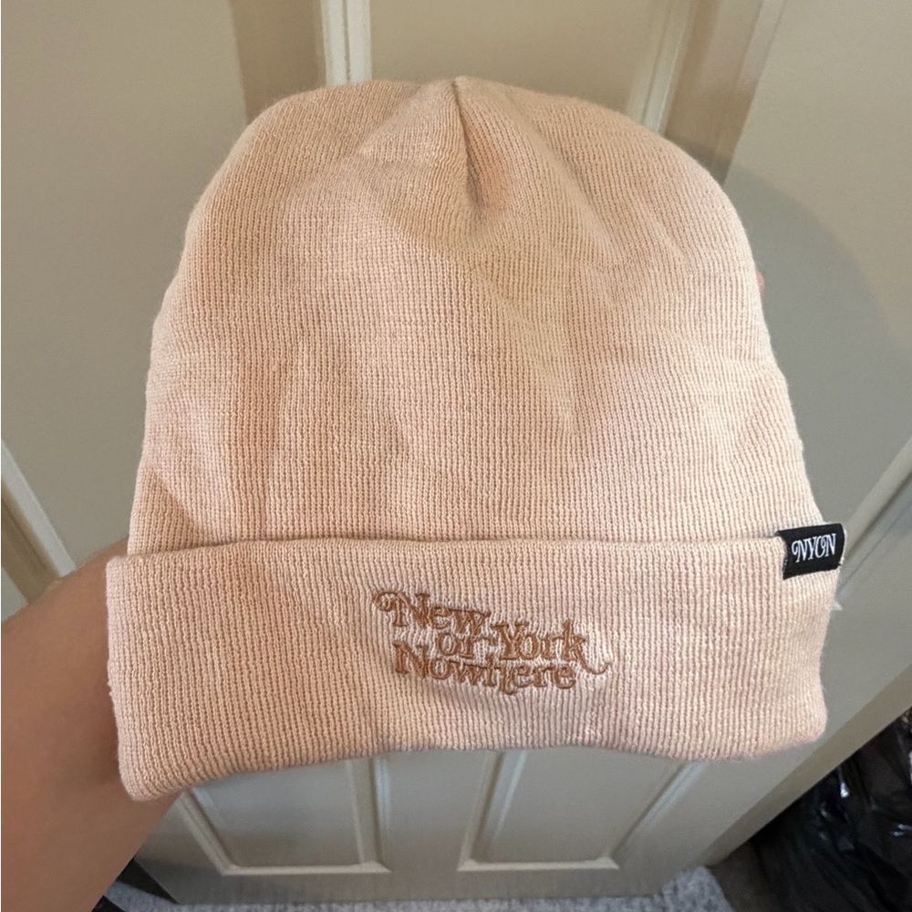 NYON Women's Cream Beanie Hat